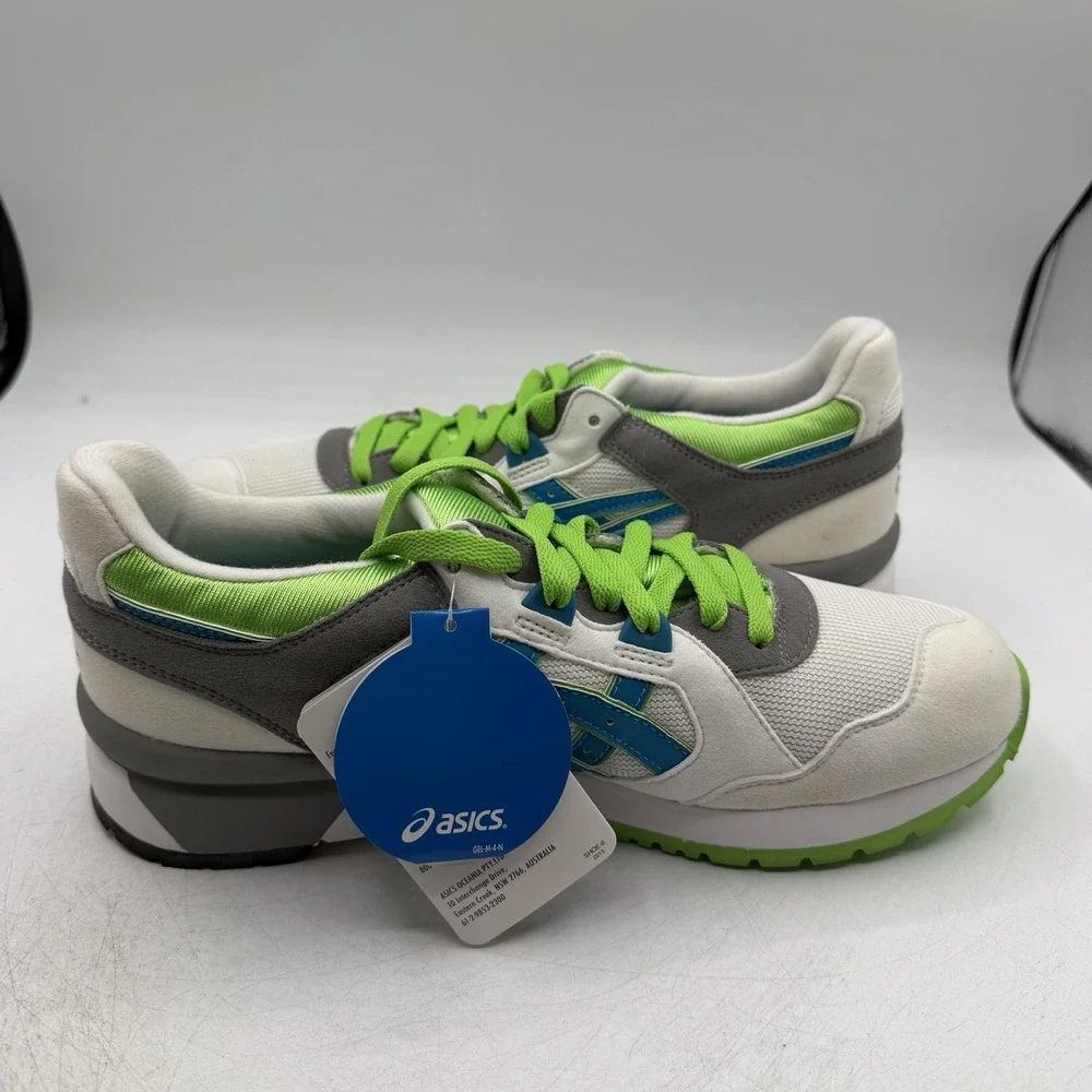 Asics GT-COOL Running Shoes Men Size 9 White/Pacific Blue Sneakers H311N 0146